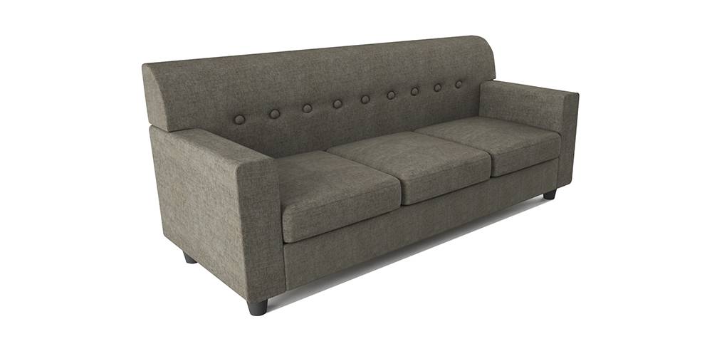 Solitaire Fabric Sofa - Dark Grey